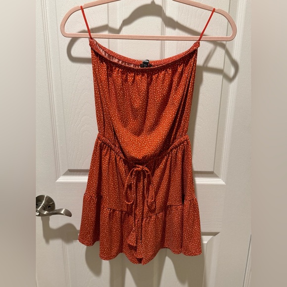 Express Orange Romper - Picture 1 of 3
